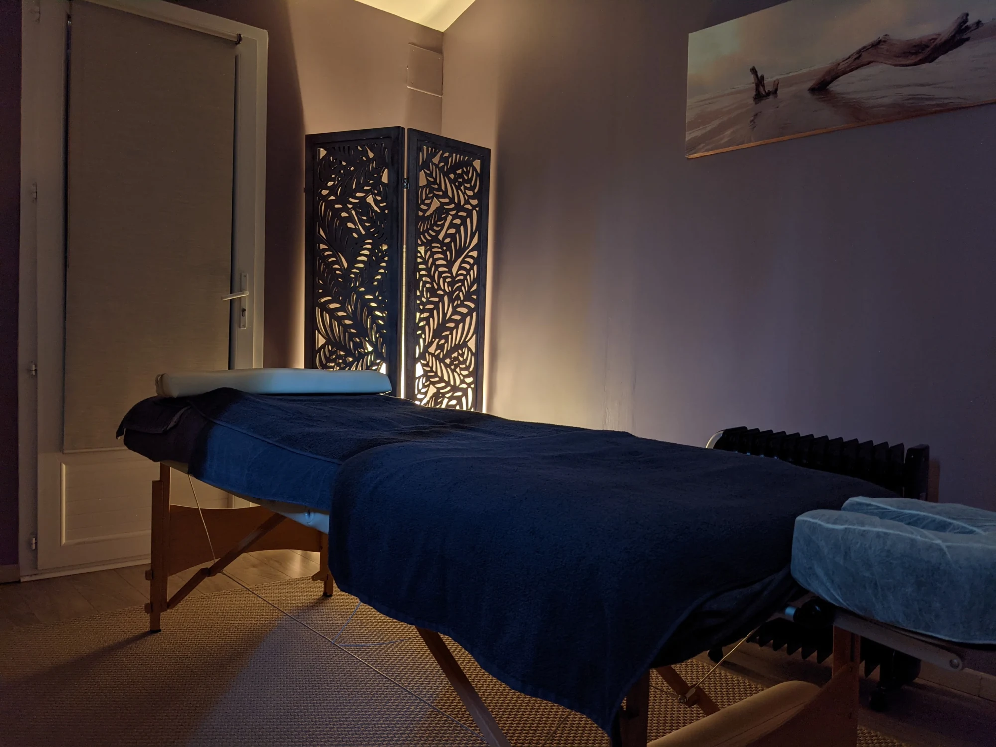 la table de massage